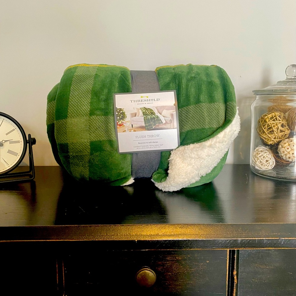 Threshold blanket plaid